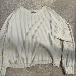 Zara white sweater